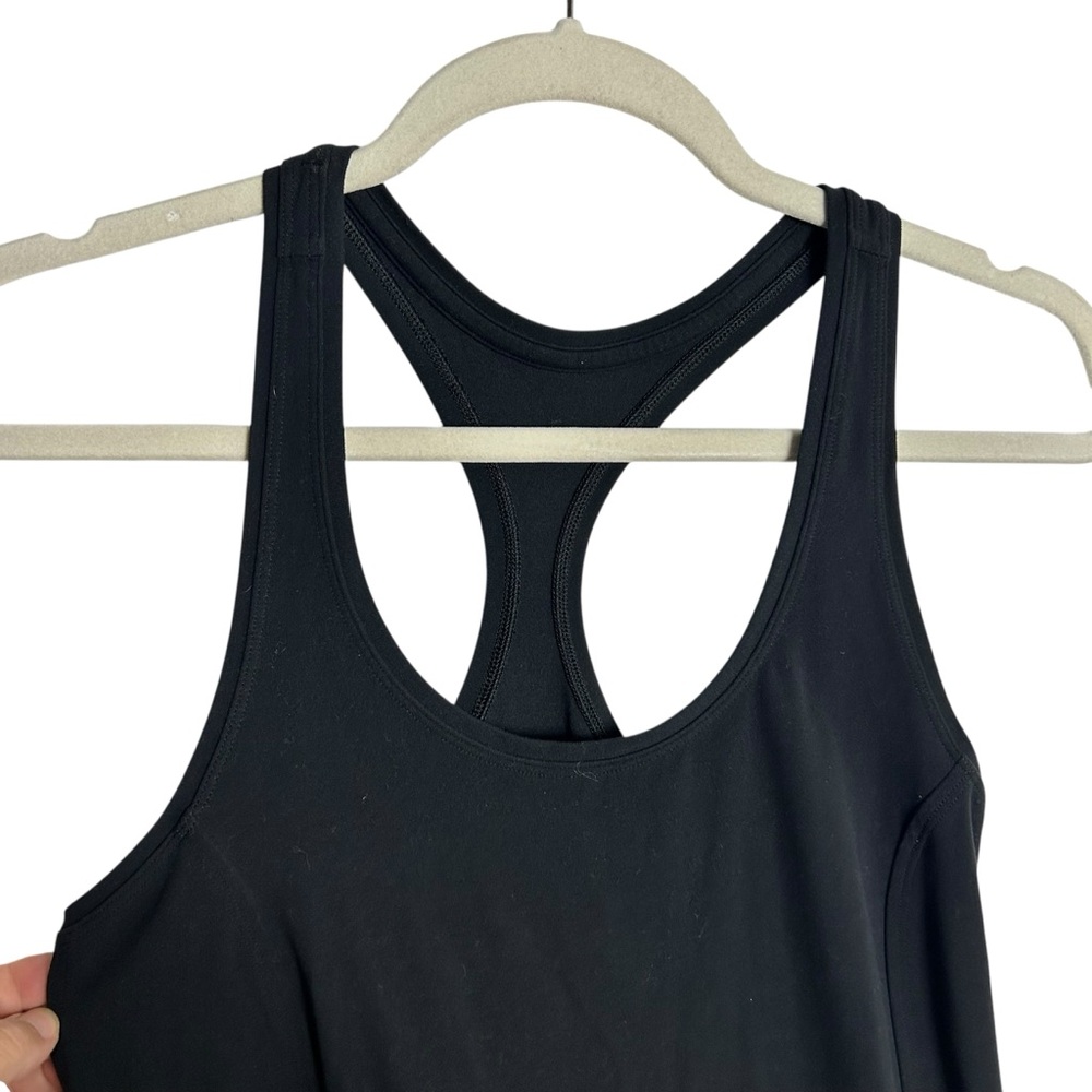 Athleta On My Way Racerback Black Dress Size Small - Picture 3 of 8